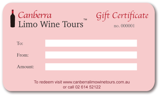 Swan Valley wine tour gift voucher